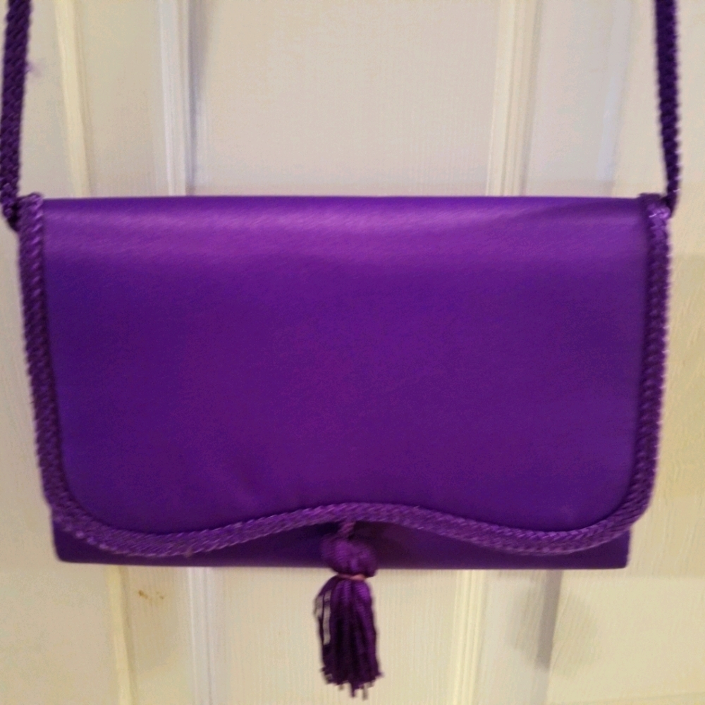 Purple dressy purse
